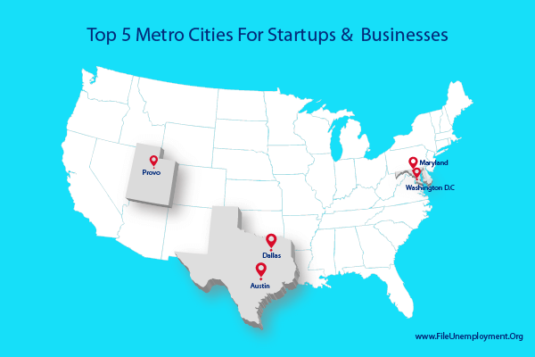 Top 5 Metro Cities For Businesses In US