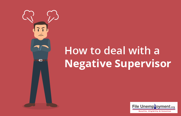 How to deal with a negative supervisor