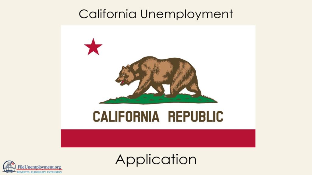 California Unemployment Application