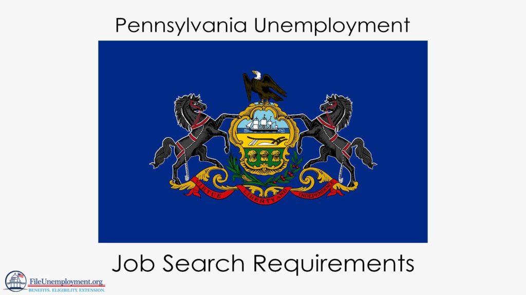 Pennsylvania Unemployment Job Search Requirements