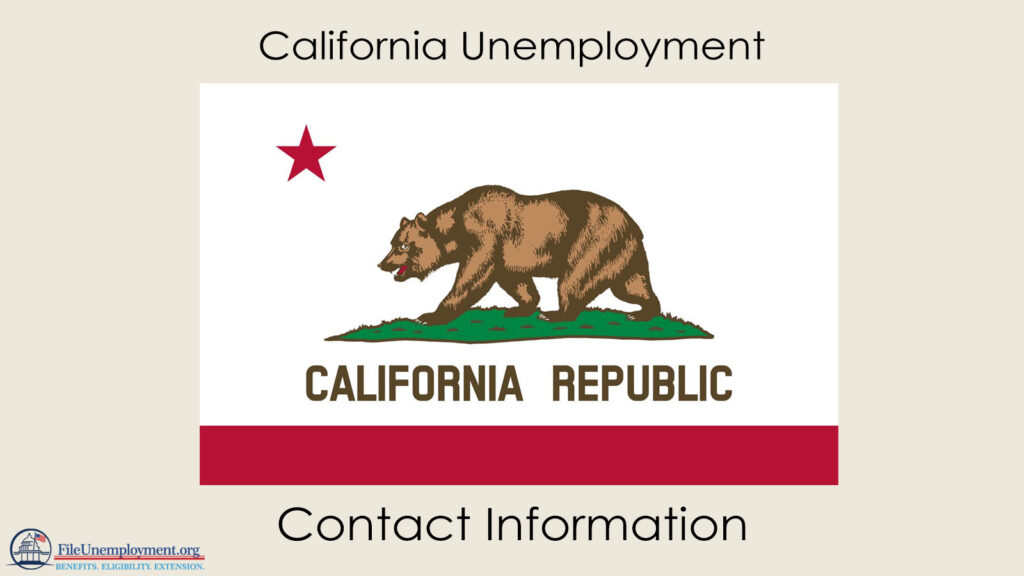 California Unemployment Contact Information